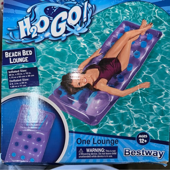 NEW Bestway H2O GO! Beach Bed Lounge - Picture 1 of 2